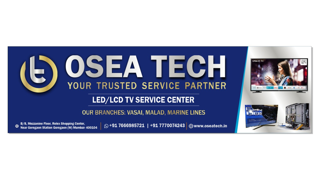 Cover photo of OSEA TECH - (Led Tv Service Center- near me tv repair - fix sony tv )